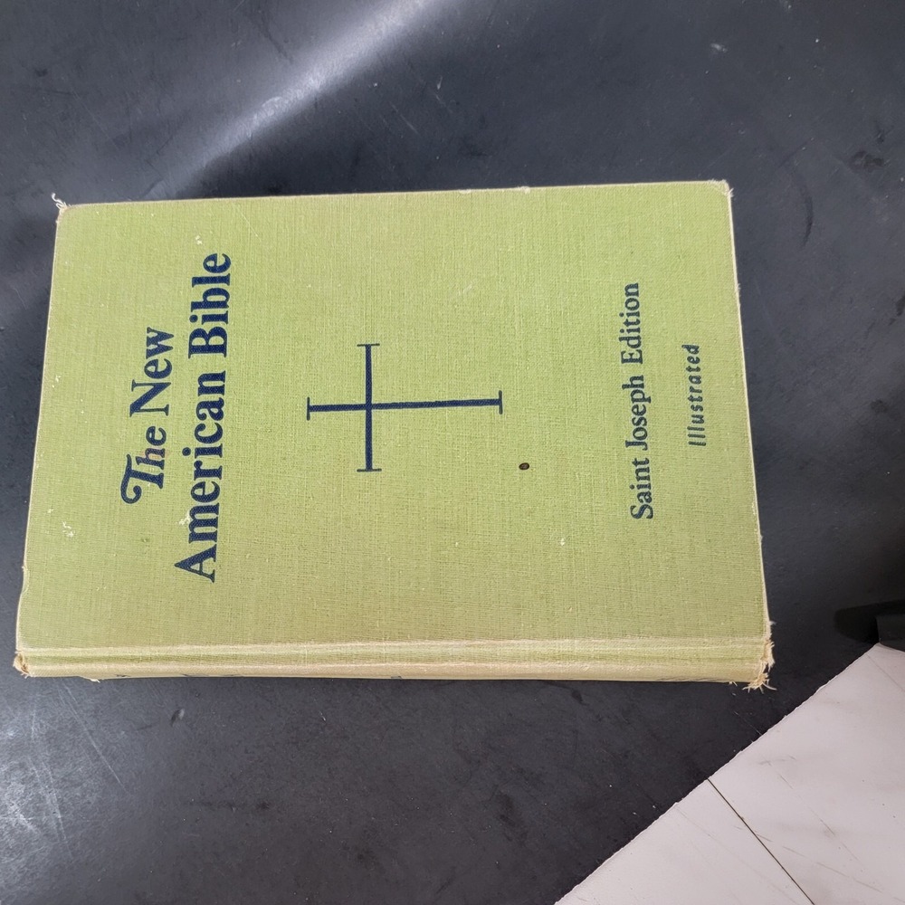 1970 The New American Bible Illustrated St. Joseph Edition Catholic A